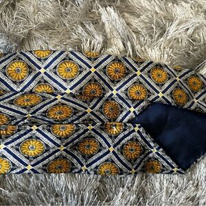 Valentino Tie classic dress suit tie big logo accessories necktie diamond flower